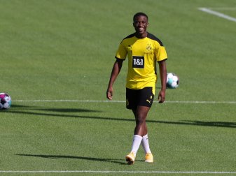 Borussia Dortmunds Jungstar Youssoufa Moukoko Borussia Dortmunds Jungstar Youssoufa Moukoko