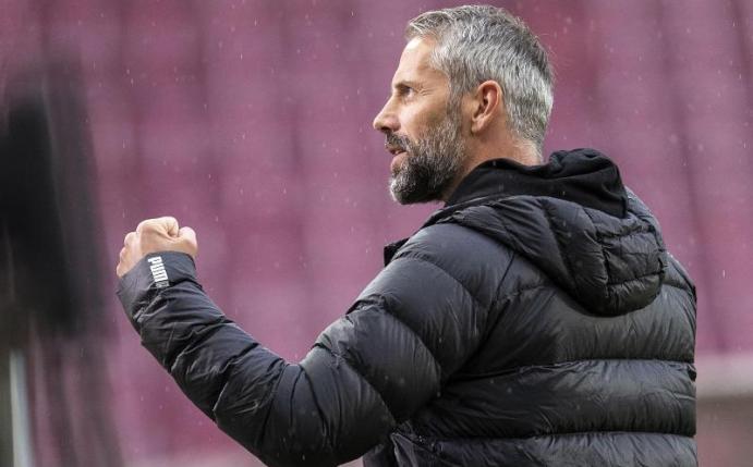 Gladbachs Trainer Marco Rose will mit seinem Team mutig gegen Inter Mailand auftreten. Foto: Marius Becker/dpa