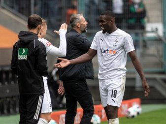 Mönchengladbachs Marcus Thuram (r) könnte gegen Inter Mailand sein Champions-League-Debüt feiern. Foto: Bernd Thissen/dpa Mönchengladbachs Marcus Thuram (r) könnte gegen Inter Mailand sein Champions-League-Debüt feiern. Foto: Bernd Thissen/dpa