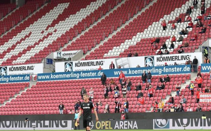 Der FSV Mainz 05 darf derzeit nur vor 100 Fans spielen. Foto: Torsten Silz/dpa