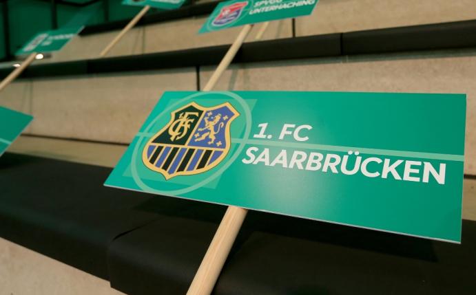 Saarbrücken gegen Verl ohne Fans im Stadion