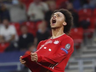 Leroy Sané kehrte in das Mannschaftstraining des FC Bayern zurück. Foto: Laszlo Balogh/AP Pool/dpa Leroy Sané kehrte in das Mannschaftstraining des FC Bayern zurück. Foto: Laszlo Balogh/AP Pool/dpa