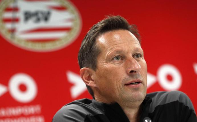 Roger Schmidt, Trainer des niederländischen Erstligisten PSV Eindhoven. Foto: Jeroen Putmans/ANP/dpa/Archivbild