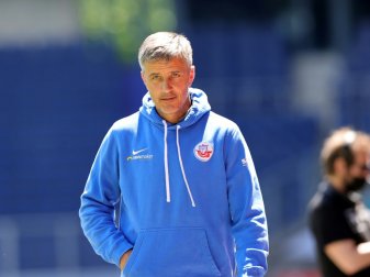 Jens Härtel ist seit 2019 Trainer von Hansa Rostock Jens Härtel ist seit 2019 Trainer von Hansa Rostock