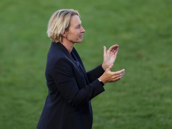 Bundestrainerin Voss-Tecklenburg mit Lehrgang zufrieden Bundestrainerin Voss-Tecklenburg mit Lehrgang zufrieden