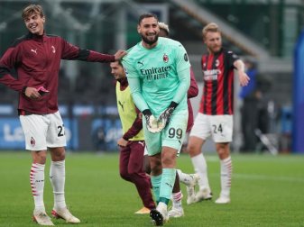 Torwart Gianluigi Donnarumma infizierte sich mit dem Coronavirus. Foto: Spada/LaPresse via ZUMA Press/dpa Torwart Gianluigi Donnarumma infizierte sich mit dem Coronavirus. Foto: Spada/LaPresse via ZUMA Press/dpa