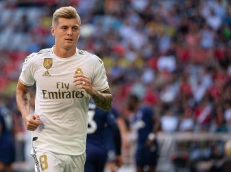 Ist mit Real Madrid bei Borussia Mönchengladbach gefordert: Toni Kroos. Foto: Sven Hoppe/dpa Ist mit Real Madrid bei Borussia Mönchengladbach gefordert: Toni Kroos. Foto: Sven Hoppe/dpa