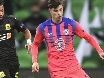 Bereitet Chelseas erstes Tor in Krasnodar vor: Kai Havertz. Foto: Uncredited/AP/dpa Bereitet Chelseas erstes Tor in Krasnodar vor: Kai Havertz. Foto: Uncredited/AP/dpa