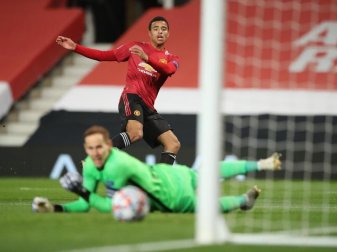 Mason Greenwood brachte Man United gegen Leipzig auf die Siegerstraße. Foto: Nick Potts/PA Wire/dpa Mason Greenwood brachte Man United gegen Leipzig auf die Siegerstraße. Foto: Nick Potts/PA Wire/dpa