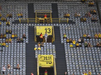 Der BVB wandte sich in einem offenen Brief an die Fans. Foto: Bernd Thissen/dpa Der BVB wandte sich in einem offenen Brief an die Fans. Foto: Bernd Thissen/dpa