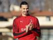 Milans Superstar Zlatan Ibrahimovic fordert die Menschen auf, sich an die Corona-Schutzregeln zu halten. Foto: Spada/LaPresse/AP/dpa