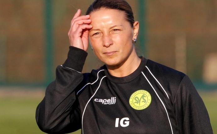 Beklagt die zu geringe Wertschätzung für Frauen-Fußball: Inka Grings. Foto: Roland Weihrauch/dpa