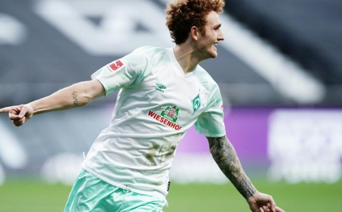 Joshua Sargent trifft in Frankfurt für Werder