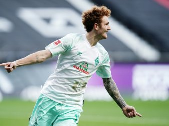 Joshua Sargent trifft in Frankfurt für Werder Joshua Sargent trifft in Frankfurt für Werder