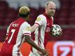 Davy Klaassen (r.) trifft gegen Fortuna Sittard doppelt