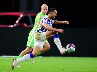 Soll bei Hertha einen neuen Vertrag unterschreiben: Matheus Cunha (r). Foto: Soeren Stache/dpa-Zentralbild/dpa Soll bei Hertha einen neuen Vertrag unterschreiben: Matheus Cunha (r). Foto: Soeren Stache/dpa-Zentralbild/dpa
