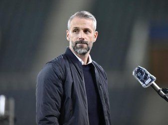 Ist mit Borussia Mönchengladbach bei Schachtjor Donezk gefordert: Trainer Marco Rose. Foto: Martin Meissner/AP/dpa Ist mit Borussia Mönchengladbach bei Schachtjor Donezk gefordert: Trainer Marco Rose. Foto: Martin Meissner/AP/dpa