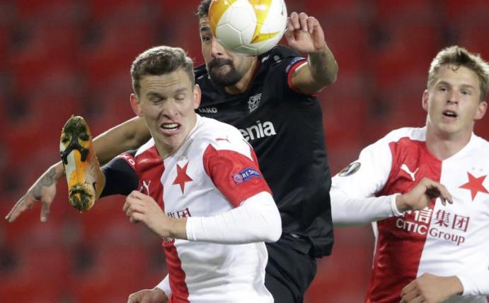 Gegen Slavia Prag durfte Leverkusens Kerem Demirbay von Beginn ran. Foto: Petr David Josek/AP/dpa
