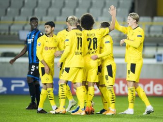 Borussia Dortmund setzte sich locker beim FC Brügge durch. Foto: Jasper Jacobs/BELGA/dpa Borussia Dortmund setzte sich locker beim FC Brügge durch. Foto: Jasper Jacobs/BELGA/dpa