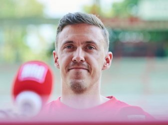 In Rage wegen einem Blitzer in Berlin: Union-Torjäger Max Kruse. Foto: Annette Riedl/dpa-Zentralbild/dpa In Rage wegen einem Blitzer in Berlin: Union-Torjäger Max Kruse. Foto: Annette Riedl/dpa-Zentralbild/dpa