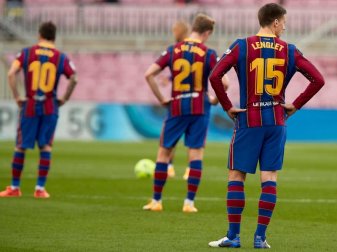 Dem FC Barcelona könnte der Konkurs drohen, wenn die Spieler nicht auf einen Teil ihrer Millionengehälter verzichten. Foto: David Ramirez/DAX via ZUMA Wire/dpa Dem FC Barcelona könnte der Konkurs drohen, wenn die Spieler nicht auf einen Teil ihrer Millionengehälter verzichten. Foto: David Ramirez/DAX via ZUMA Wire/dpa