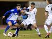 Enzo Zidane (l) in Aktion. Foto: Jean-Christophe Bott/KEYSTONE/dpa