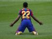 Barca-Jungstar Ansu Fati muss sich nach einem Meniskusriss im linken Knie einer Operation unterziehen. Foto: Joan Monfort/AP/dpa
