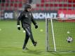 Bundestrainer Joachim Löw beim DFB-Training in Leipzig. Foto: Robert Michael/dpa-Zentralbild/dpa