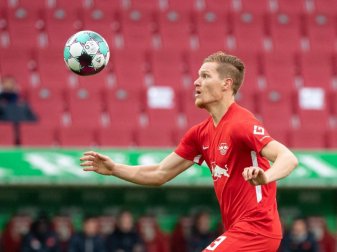 Marcel Halstenberg will gerne bei RB Leipzig bleiben. Foto: Matthias Balk/dpa