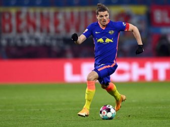 Richtet kritische Worte an die UEFA: Leipzig-Kapitän Marcel Sabitzer. Foto: Hendrik Schmidt/dpa-Zentralbild/ZB Richtet kritische Worte an die UEFA: Leipzig-Kapitän Marcel Sabitzer. Foto: Hendrik Schmidt/dpa-Zentralbild/ZB