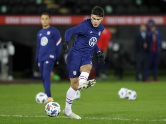 Gab sein Debüt in der US-Nationalmannschaft: Giovanni Reyna. Foto: Kirsty Wigglesworth/AP/dpa Gab sein Debüt in der US-Nationalmannschaft: Giovanni Reyna. Foto: Kirsty Wigglesworth/AP/dpa