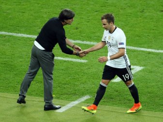 Joachim Löw findet lobende Worte für Mario Götze Joachim Löw findet lobende Worte für Mario Götze