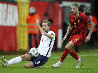 Die Engländer um Harry Kane (l) verloren in Belgien. Foto: Francisco Seco/AP/dpa Die Engländer um Harry Kane (l) verloren in Belgien. Foto: Francisco Seco/AP/dpa