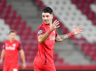 Steht bei RB Leipzig auf der Wunschliste: Dominik Szoboszlai von RB Salzburg. Foto: Barbara Gindl/APA/dpa Steht bei RB Leipzig auf der Wunschliste: Dominik Szoboszlai von RB Salzburg. Foto: Barbara Gindl/APA/dpa