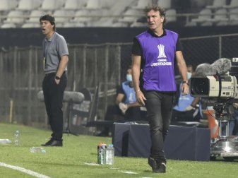 Auch Santos-Coach Cuca (r.) wurde positiv getestet Auch Santos-Coach Cuca (r.) wurde positiv getestet
