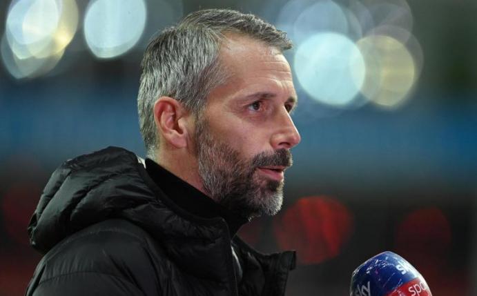 Mönchengladbachs Trainer Marco Rose freut sich schon auf die Rückkehr der Fans in die Stadien. Foto: Ina Fassbender/AFP POOL/dpa