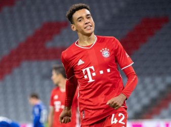 Jamal Musiala steht in der Startelf des FC Bayern München. Foto: Matthias Balk/dpa Jamal Musiala steht in der Startelf des FC Bayern München. Foto: Matthias Balk/dpa