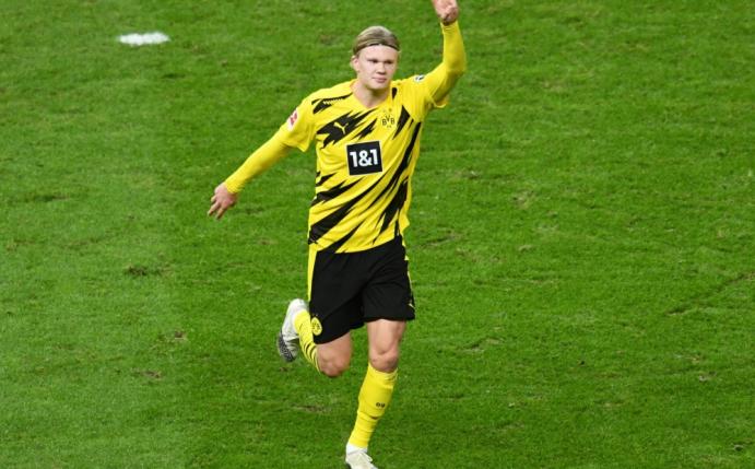 Viererpack: Erling Haaland schießt hertha BSC ab