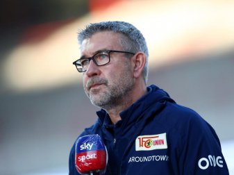 «Ziel bleibt der Klassenerhalt», stellt Berlins Trainer Urs Fischer klar. Foto: Maja Hitij/Getty Images Europe/Pool/dpa «Ziel bleibt der Klassenerhalt», stellt Berlins Trainer Urs Fischer klar. Foto: Maja Hitij/Getty Images Europe/Pool/dpa