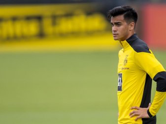 Wurde positiv auf das Corona-Virus getestet: BVB-Profi Jesus Reinier. Foto: David Inderlied/dpa Wurde positiv auf das Corona-Virus getestet: BVB-Profi Jesus Reinier. Foto: David Inderlied/dpa