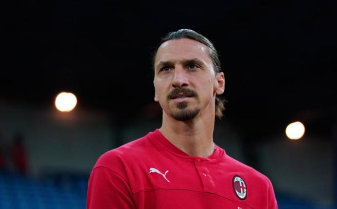 Zlatan Ibrahimovic spielt für AC Mailand in der italienischen Seria A. Foto: -/Spada via Lapresse via ZUMA Press/dpa