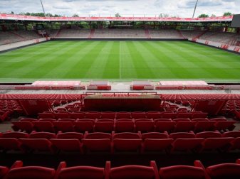 Union Berlin plant weiter den Ausbau des Stadions An der Alten Försterei. Foto: Soeren Stache/dpa-Zentralbild/dpa