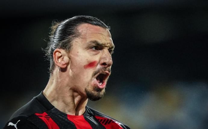 Stürmerstar Zlatan Ibrahimovic ist gerade beim AC Mailand treffsicher wie eh und je. Foto: Spada/LaPresse via ZUMA Press/dpa