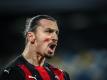 Stürmerstar Zlatan Ibrahimovic ist gerade beim AC Mailand treffsicher wie eh und je. Foto: Spada/LaPresse via ZUMA Press/dpa