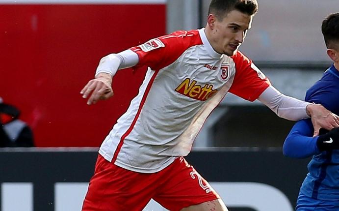 Sebastian Stolze erzielte das 2:0 für Jahn Regensburg