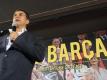 Will wieder Präsident des FC Barcelona werden: Joan Laporta. Foto: Toni Garriga/EFE/dpa