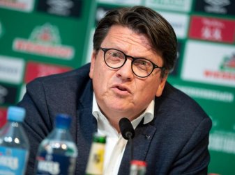Will den Vertrag mit Frank Baumann zeitnah verlängern: Werder-Präsident Hubertus Hess-Grunewald. Foto: Sina Schuldt/dpa Will den Vertrag mit Frank Baumann zeitnah verlängern: Werder-Präsident Hubertus Hess-Grunewald. Foto: Sina Schuldt/dpa