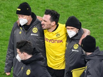Die Dortmunder bangen um einen Einsatz von Mats Hummels. Foto: Bernd Thissen/dpa-Pool/dpa Die Dortmunder bangen um einen Einsatz von Mats Hummels. Foto: Bernd Thissen/dpa-Pool/dpa