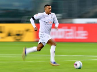 Ist in Topform: Gladbachs Alassane Plea. Foto: Marius Becker/dpa Ist in Topform: Gladbachs Alassane Plea. Foto: Marius Becker/dpa