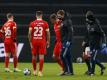Max Kruse (M) hat sich im Berlin-Derby schwerer verletzt und fehlt nun Union Berlin mindestens zwei Monate. Foto: Odd Andersen/AFP-Pool/dpa